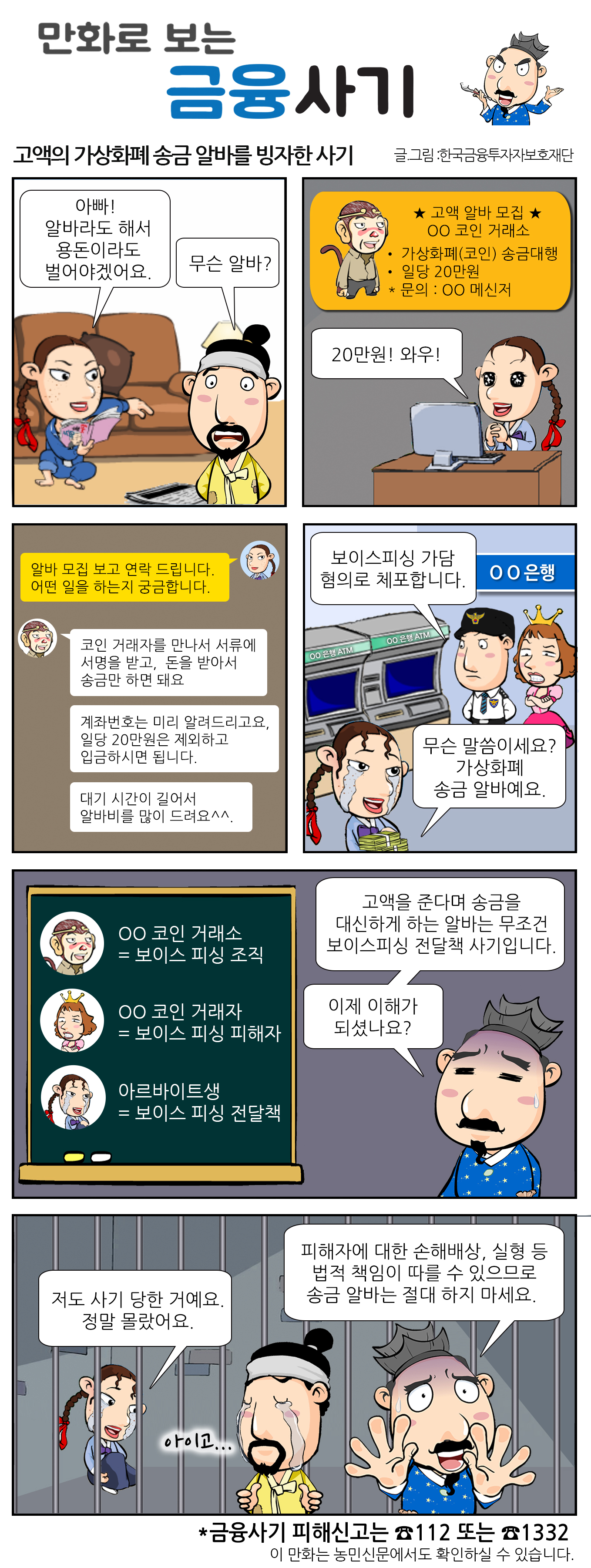 [금융감독원] 청년구직자의 보이스피싱 범죄 연루 피해예방을 위한 안내자료