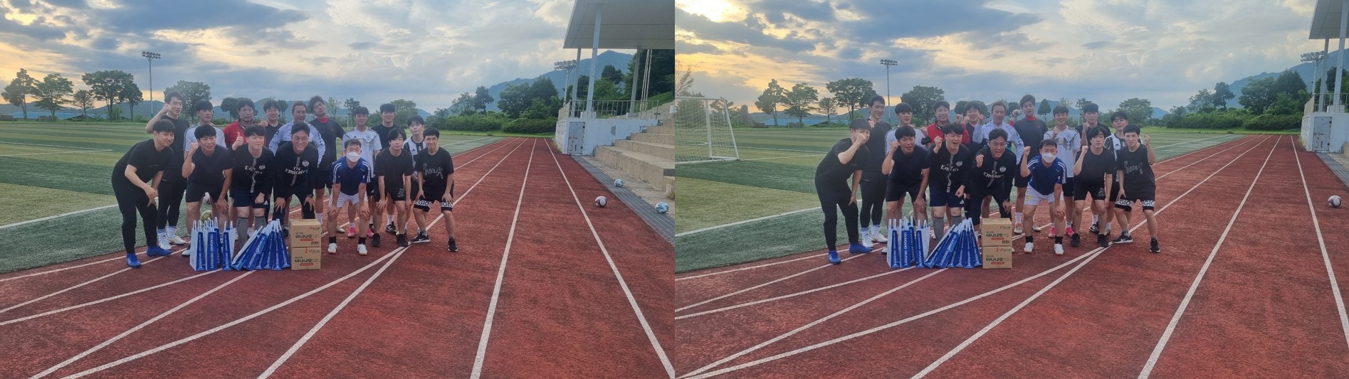 금강FC, 빙그레 논산공장 축구팀 NSB-FC와의 풋살 친선경기에서 3대2로 이겨