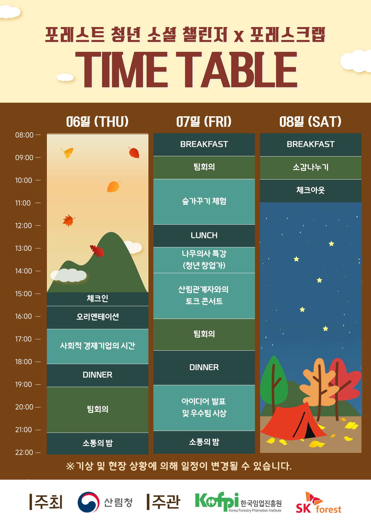 포레스트 청년 소셜 챌린저(아이디어 발굴형) X 포레스크랩